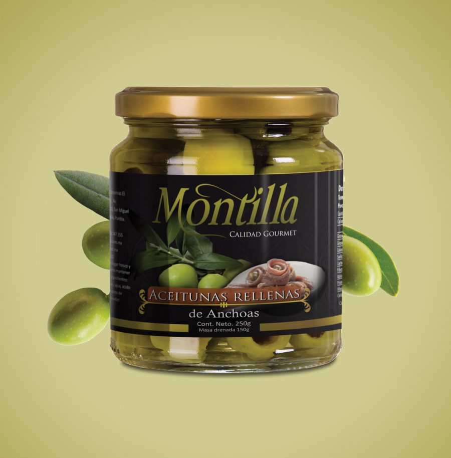 Montilla. Diseño de etiqueta